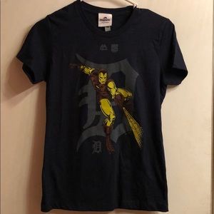 Iron man- Detroit tigers shirt